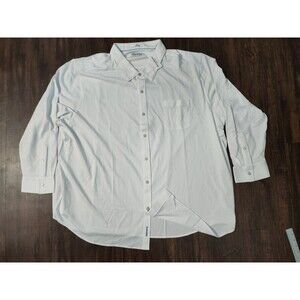 Tommy Bahama Button Up Shirt Mens Size 4XLB White San Lucio Stretch IslandZone